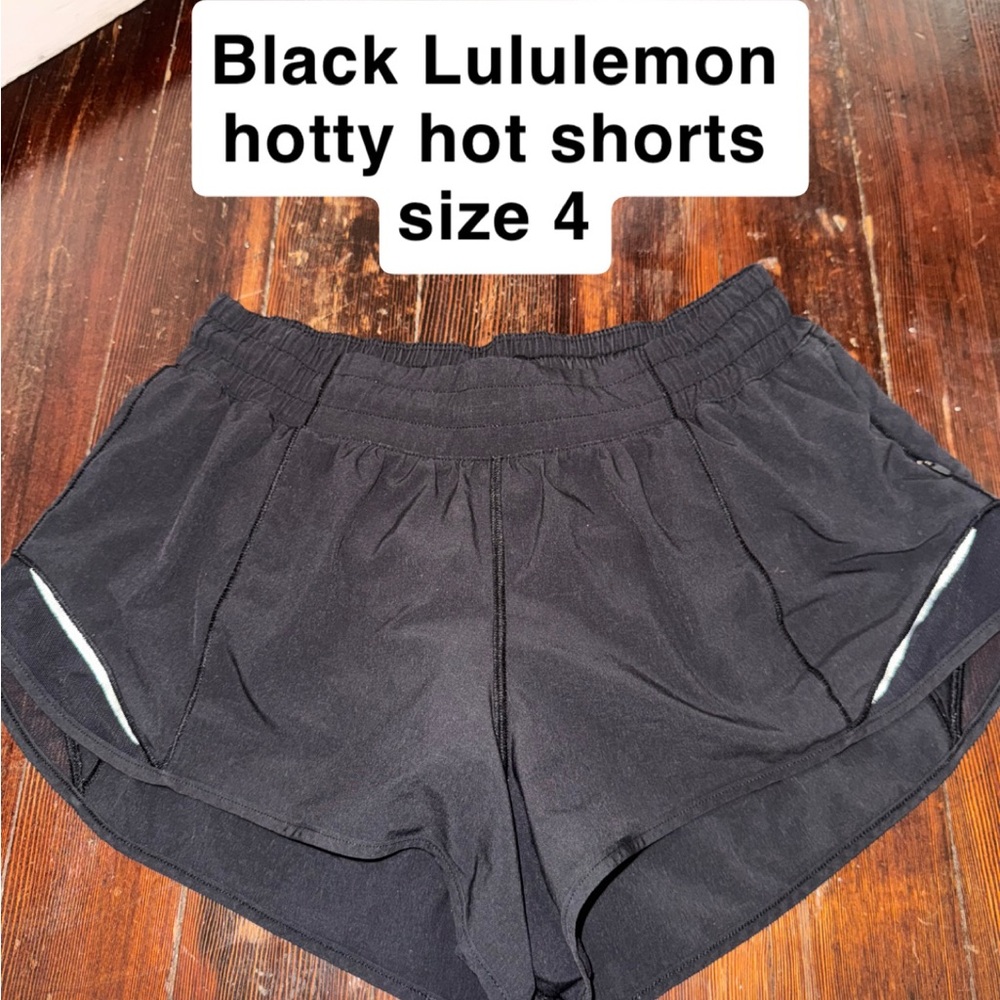 lululemon athletica Black Athletic Shorts Moisture-Wicking